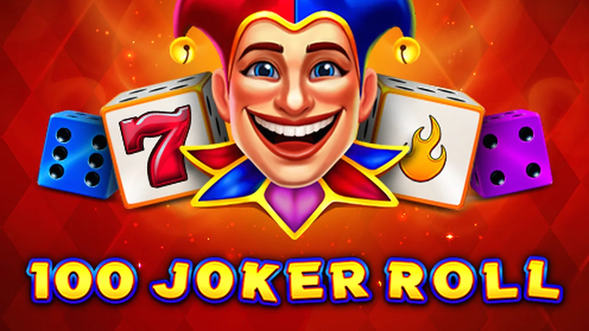 Tampilan visual slot 100 Joker Roll dengan tema klasik yang ceria